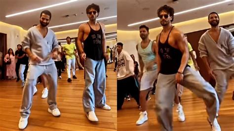 Shahid Kapoor Varun Dhawan Tiger Shroff Bollywoods 3 Top Dancers Busting Some Moves