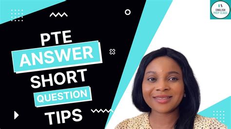 Pte Speaking Answer Short Question Tips And Tricks Q A Youtube