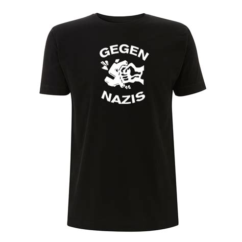 Gegen Nazis Men S Classic Cut Jersey T Shirt Farben Continental