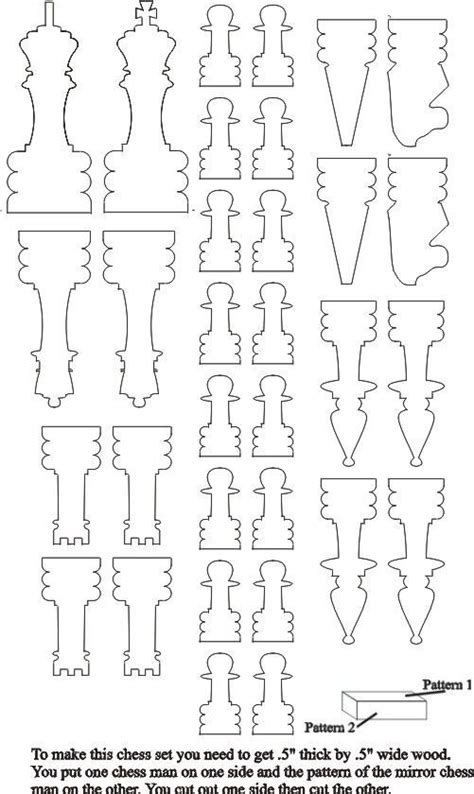 Scroll Saw Chess Patterns | Woodworking patterns, Scroll saw, Scroll ...