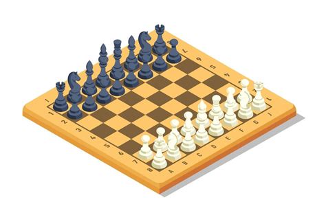 Games for player, chess with playing surface board 22907893 Vector Art ...