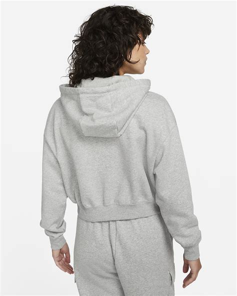 Nike Sportswear Club Fleece Womens Oversized Crop Graphic Hoodie Nike Ie