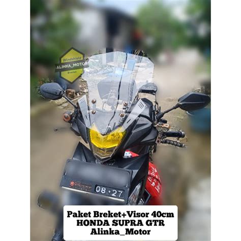 Jual Paket Breket Visor Cm Honda Supra Gtr Rs V Visor Touring