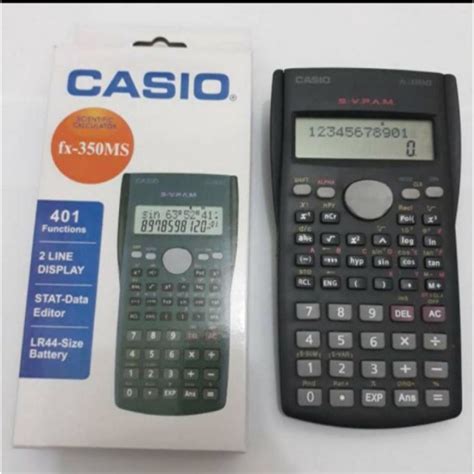 Jual Kalkulator Scientific Casio Fx 350MS 2 Line Display STAT Data