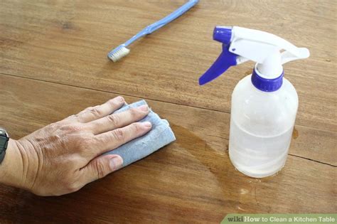 How to Clean a Kitchen Table: 12 Steps