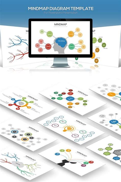 Mindmap Diagram PowerPoint template