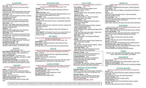 Menu of Hull's Seafood Kitchen Restaurant in Ormond Beach, FL 32174