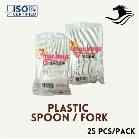 Disposable Plastic Spoon Fork Pcs Spoon Fork Utensils Sizes