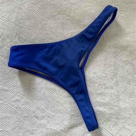 Shein Women S Blue Bikini And Tankini Bottoms Depop