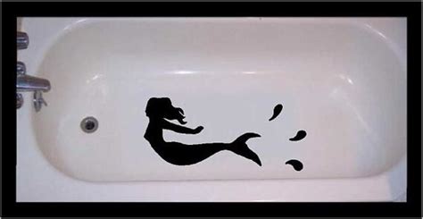 Non Skid Vinyl Decal For Bathtub Shower Mermaid By Vinyltastic