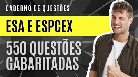 Concurso Esa E Espcex Caderno Esa E Espcex Quest Es