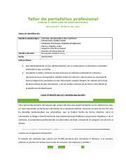 U Caso A Docx Taller De Portafolios Profesional Unidad