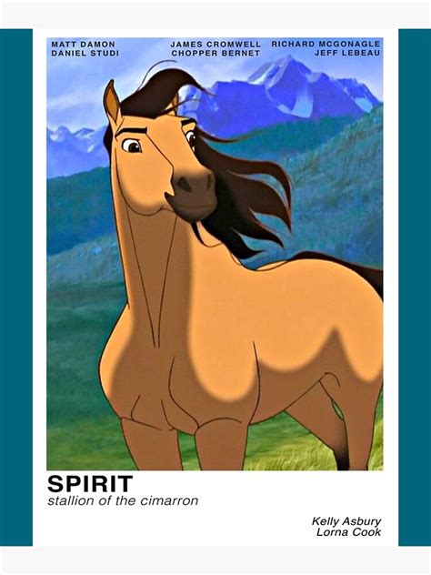 Spirit Stallion Of The Cimarron Poster By Bingojetsales Redbubble