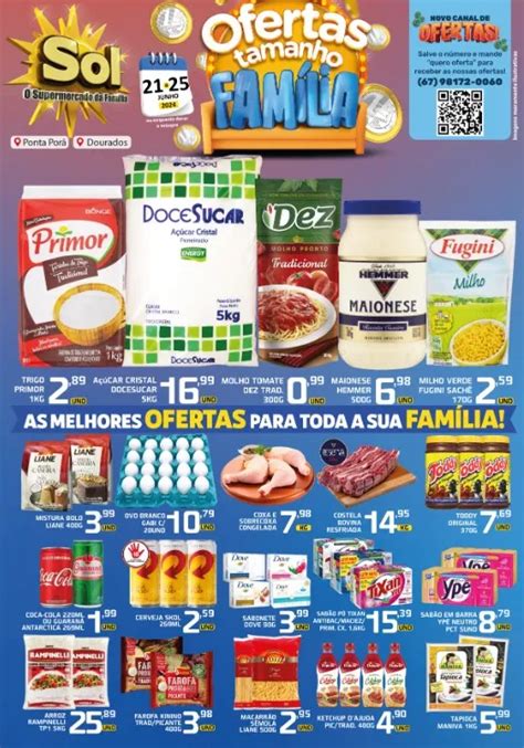 Aproveite As Ofertas Tamanho Fam Lia Do Supermercado Sol