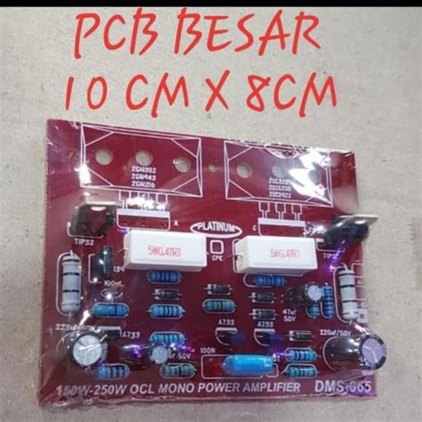 Jual Amplifier Kit Pcb Modul Driver Power Ampli Amplifier Mono 150W