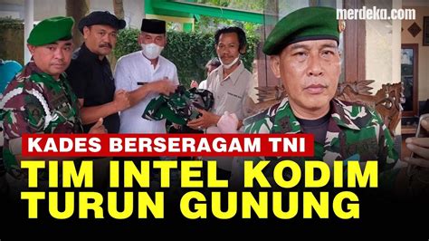 Dandim Tigaraksa Lucuti Seragam TNI Dipakai Pak Kades Di Tangerang