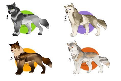 Natural Wolf Adopts Closed By Kingkinu On Deviantart