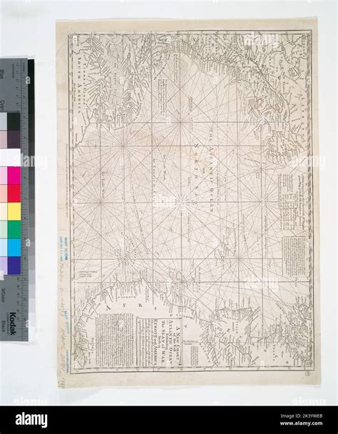 A New Chart Of The Vast Atlantic Ocean Exhibiting The Seat Of War