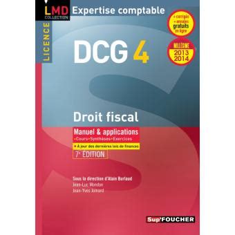 Dcg Droit Fiscal Manuel Et Applications Edition Broch