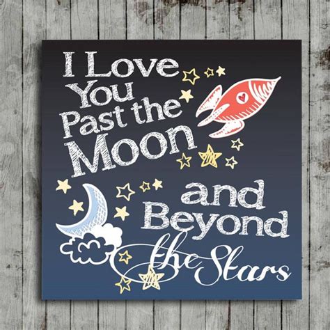 I Love You To The Moon And Back I Love You Past The Moon And Beyond