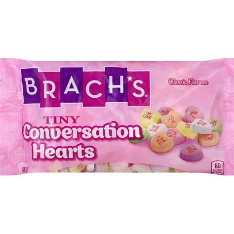 Brach's Conversation Hearts, Classic Flavors, Tiny (8 oz) - Instacart