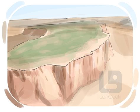 definition meaning  plateau langeek