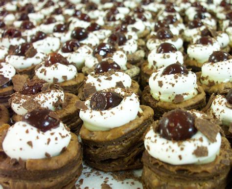 Black Forest Petite Fours Black Forest Puff Pastry Tarts Flickr