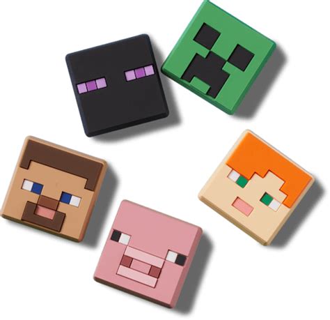 Minecraft Pack Jibbitz Charms Crocs