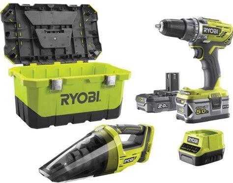 Ryobi R18DD3 252VT One 18V Bore Skruemaskine inkl støvsuger Pris