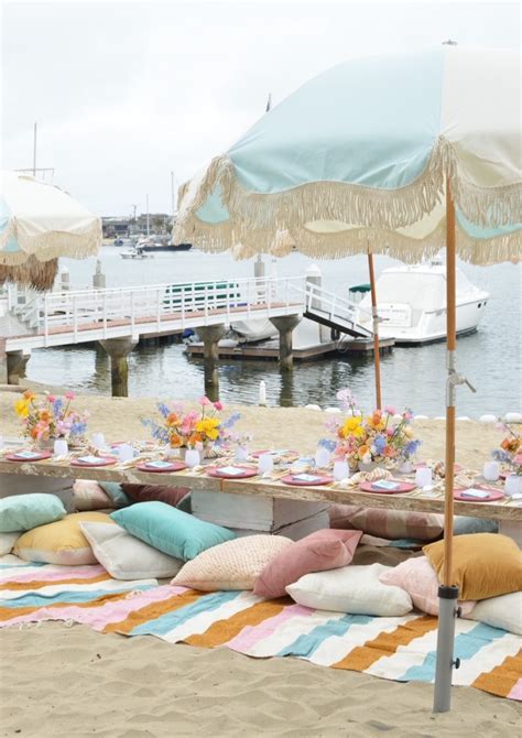 Kate's Sweet & Colorful Summer Beach Party • Beijos Events