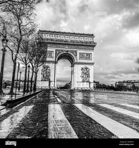 Arc De Triomphe Black And White Hd