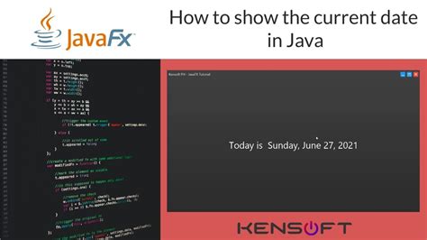 Java Tutorial Show Current Date In Java Application Youtube