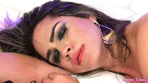 Hot Tranny In Sexy Stockings Amanda Fialho Strokes Her Meat Brazilian