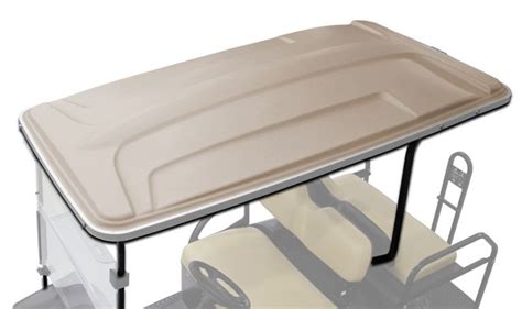 Ezgo Rxv 4 Passenger Long Roof Sun Top Kit Stone Beige Performance Plus Carts