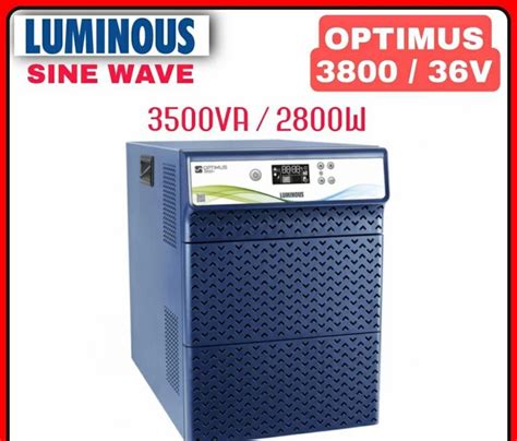 Single Luminous 3800 36v Optimus Inverter For Small Shops Digital