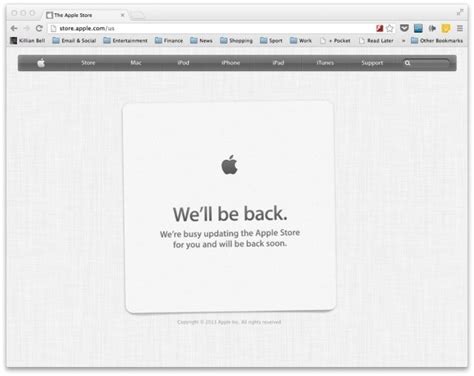 Apple Store Goes Down Ahead Of WWDC Cult Of Mac