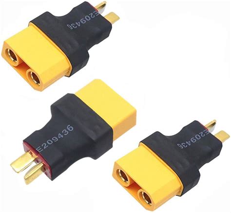 No Wires Male XT90 XT 90 To Female Deans T Plug Connector Adapter Himaxrc