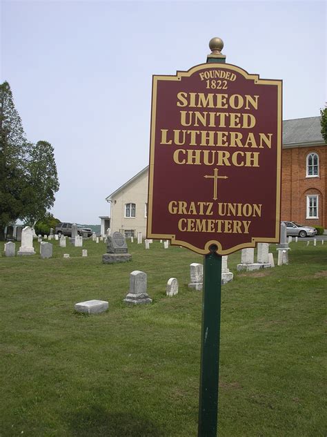 Civil War Blog Gratz Union Cemetery And Simeons Church