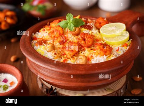 Prawn Or Shrimp Biryani Fish Biryani Spicy And Delicious Malabar