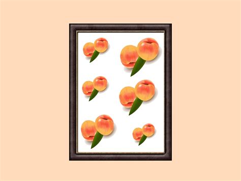 Real Peaches Wall Artfruits Print Artprintable Fruit Etsy Uk