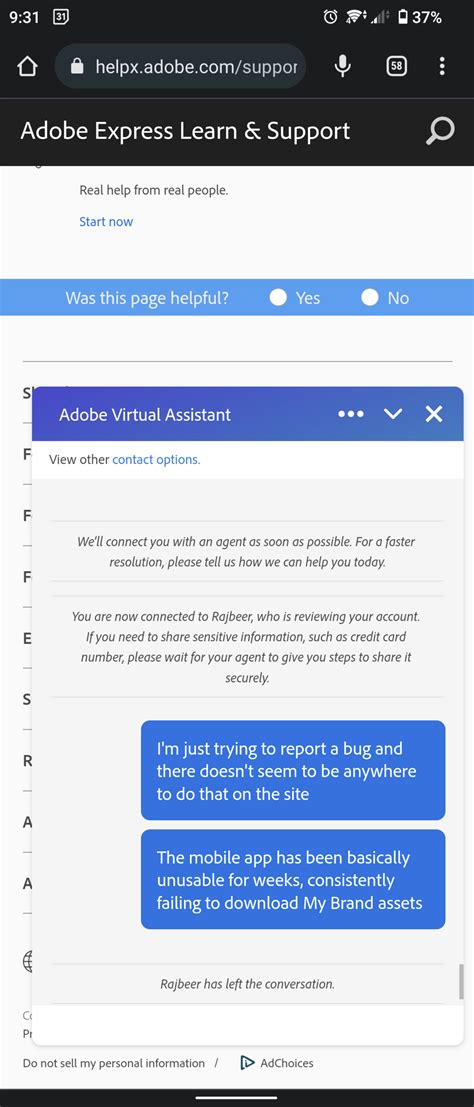 The mobile app has been practically unusable for w... - Adobe Community