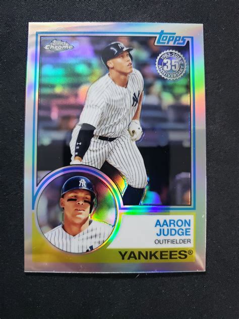 AARON JUDGE 2018 Topps Chrome 1983 REFRACTOR 35th Anniversary 83T 1