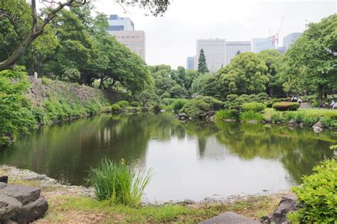 日比谷公園の心字池（東京都千代田） 水辺遍路