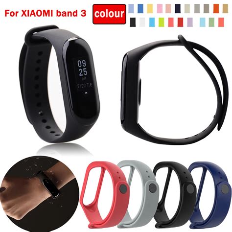 Pulseira De Silicone Original Rel Gio Para Xiaomi Mi Band Mi Band