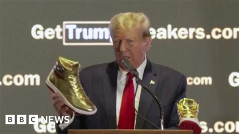 Donald Trump launches own-brand shoes after $355m fraud fine ...