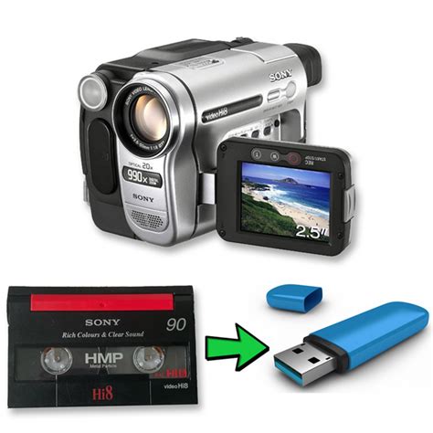 Sony 8mm Tape Player Camcorder Bundle w/ USB – TapePlayers.com