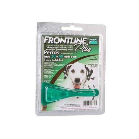 Pipeta Frontline Plus Perros 20 A 40 Kg Monamour