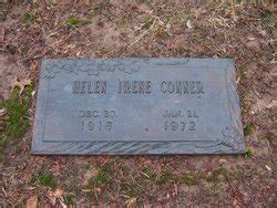 Helen Irene Hurley Conner M Morial Find A Grave