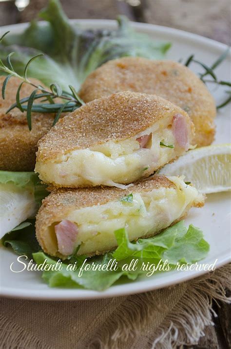 Medaglioni Di Patate Prosciutto E Formaggio Fritti O Al Forno Ricetta