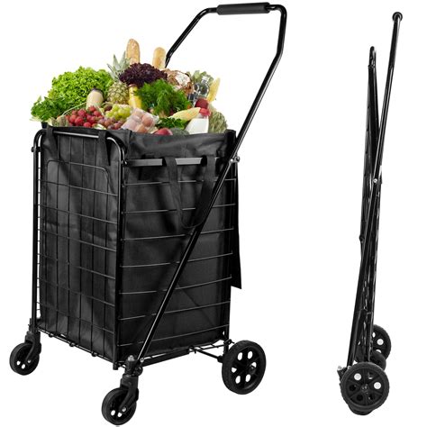 Buy Realife Foldable Shopping Cart With Liner Portable Utility Cart